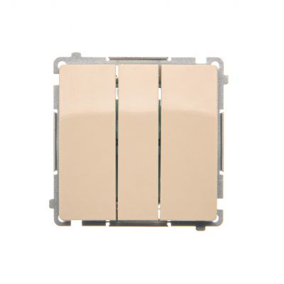Simon Basic Łącznik potrójny 10A 250V szybkozłączka beż BMW31.01/12 KONTAKT (BMW31.01/12)