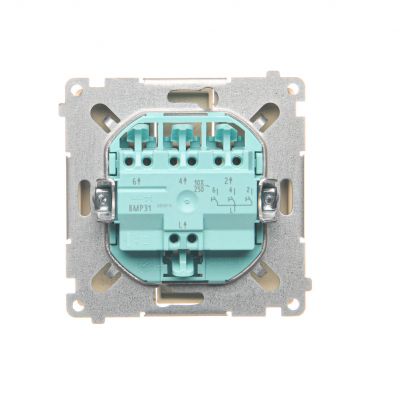 Simon Basic Przycisk potrójny 10A 250V szybkozłączka beż BMP31.01/12 KONTAKT (BMP31.01/12)