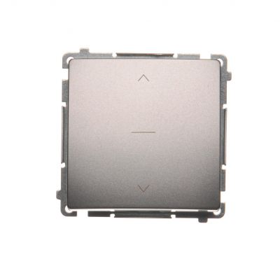 Simon Basic Łącznik roletowy trójpozycyjny 1-0-2 stal inox BMZW1K.01/21 KONTAKT (BMZW1K.01/21)