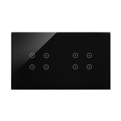 Simon 54 Touch Panel dotykowy S54 Touch 2 moduły 4 pola dotykowe + 4 pola dotykowe zastygła lawa DSTR244/73 KONTAKT (DSTR244/73)