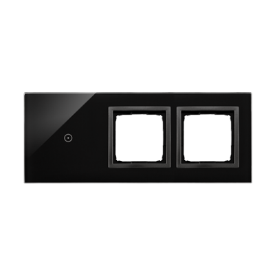 Simon 54 Touch Panel dotykowy S54 Touch 3 moduły 1 pole dotykowe + 2 otwory na osprzęty S54 zastygła lawa DSTR3100/73 KONTAKT (DSTR3100/73)