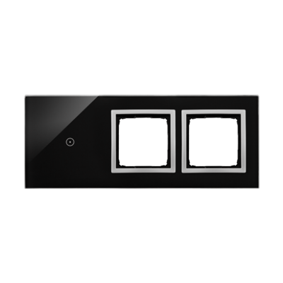 Simon 54 Touch Panel dotykowy S54 Touch 3 moduły 1 pole dotykowe + 2 otwory na osprzęty S54 księżycowa lawa DSTR3100/74 KONTAKT (DSTR3100/74)