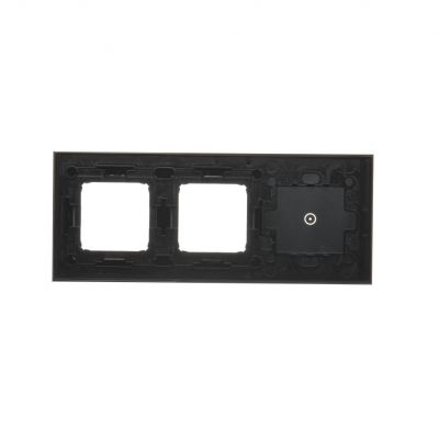 Simon 54 Touch Panel dotykowy S54 Touch 3 moduły 1 pole dotykowe + 2 otwory na osprzęty S54 księżycowa lawa DSTR3100/74 KONTAKT (DSTR3100/74)