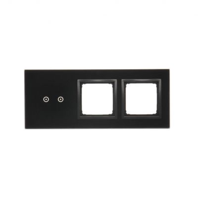 Simon 54 Touch Panel dotykowy S54 Touch 3 moduły 2 pola dotykowe poziome + 2 otwory na osprzęty S54 zastygła lawa DSTR3200/73 KONTAKT (DSTR3200/73)