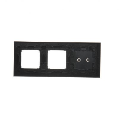 Simon 54 Touch Panel dotykowy S54 Touch 3 moduły 2 pola dotykowe poziome + 2 otwory na osprzęty S54 zastygła lawa DSTR3200/73 KONTAKT (DSTR3200/73)
