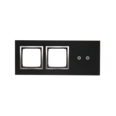 Simon 54 Touch Panel dotykowy S54 Touch 3 moduły 2 pola dotykowe poziome + 2 otwory na osprzęty S54 księżycowa lawa DSTR3200/74 KONTAKT (DSTR3200/74)