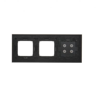 Simon 54 Touch Panel dotykowy S54 Touch 3 moduły 4 pola dotykowe + 2 otwory na osprzęty S54 księżycowa lawa DSTR3400/74 KONTAKT (DSTR3400/74)