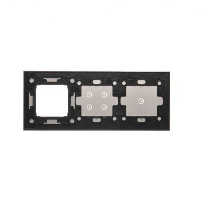 Simon 54 Touch Panel dotykowy S54 Touch 3 moduły 1 pole dotykowe + 4 pola dotykowe + 1 otwór na osprzęt S54 srebrna mgła DSTR3140/71 KONTAKT (DSTR3140/71)