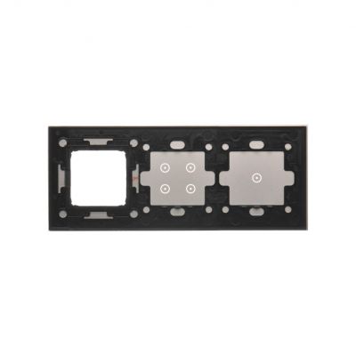 Simon 54 Touch Panel dotykowy S54 Touch 3 moduły 1 pole dotykowe + 4 pola dotykowe + 1 otwór na osprzęt S54 burzowa chmura DSTR3140/72 KONTAKT (DSTR3140/72)