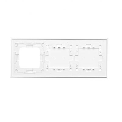 Simon 54 Touch Panel dotykowy S54 Touch 3 moduły 2 pola dotykowe poziome + 2 pola dotykowe poziome + 1 otwór na osprzęt S54 biała perła DSTR3220/70 KONTAKT (DSTR3220/70)