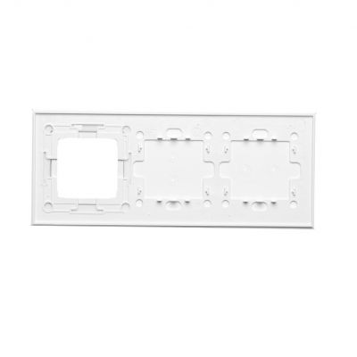 Simon 54 Touch Panel dotykowy S54 Touch 3 moduły 2 pola dotykowe poziome + 2 pola dotykowe pionowe + 1 otwór na osprzęt S54 biała perła DSTR3230/70 KONTAKT (DSTR3230/70)