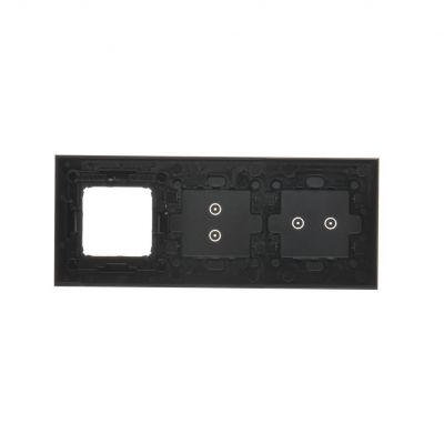 Simon 54 Touch Panel dotykowy S54 Touch 3 moduły 2 pola dotykowe poziome + 2 pola dotykowe pionowe + 1 otwór na osprzęt S54 księżycowa lawa DSTR3230/74 KONTAKT (DSTR3230/74)