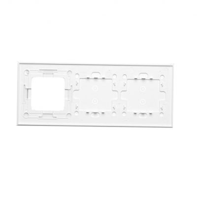 Simon 54 Touch Panel dotykowy S54 Touch 3 moduły 2 pola dotykowe pionowe + 2 pola dotykowe pionowe + 1 otwór na osprzęt S54 biała perła DSTR3330/70 KONTAKT (DSTR3330/70)