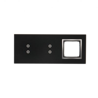 Simon 54 Touch Panel dotykowy S54 Touch 3 moduły 2 pola dotykowe pionowe + 2 pola dotykowe pionowe + 1 otwór na osprzęt S54 księżycowa lawa DSTR3330/74 KONTAKT (DSTR3330/74)