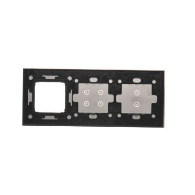 Simon 54 Touch Panel dotykowy S54 Touch 3 moduły 2 pola dotykowe pionowe + 4 pola dotykowe + 1 otwór na osprzęt S54 burzowa chmura DSTR3340/72 KONTAKT (DSTR3340/72)