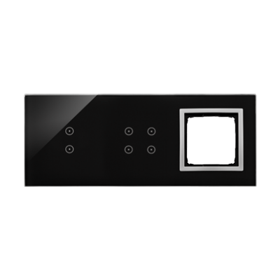 Simon 54 Touch Panel dotykowy S54 Touch 3 moduły 2 pola dotykowe pionowe + 4 pola dotykowe + 1 otwór na osprzęt S54 księżycowa lawa DSTR3340/74 KONTAKT (DSTR3340/74)