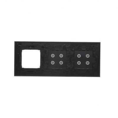 Simon 54 Touch Panel dotykowy S54 Touch 3 moduły 4 pola dotykowe + 4 pola dotykowe + 1 otwór na osprzęt S54 zastygła lawa DSTR3440/73 KONTAKT (DSTR3440/73)