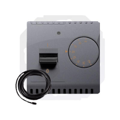 SIMON BASIC WMUR-011xxx-4011 Regulator temperatury z czujnikiem zewnętrznym, 16A, 230V~. Montaż gnia BMRT10ZS.02/43 KONTAKT (BMRT10ZS.02/43)