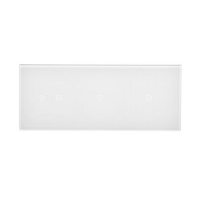 Simon 54 Touch Panel dotykowy S54 Touch 3 moduły 1 pole dotykowe + 1 pole dotykowe + 2 pola dotykowe poziome biała perła DSTR3112/70 KONTAKT (DSTR3112/70)