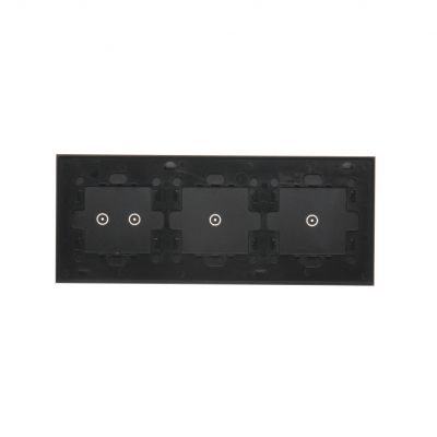 Simon 54 Touch Panel dotykowy S54 Touch 3 moduły 1 pole dotykowe + 1 pole dotykowe + 2 pola dotykowe poziome zastygła lawa DSTR3112/73 KONTAKT (DSTR3112/73)
