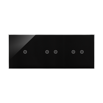 Simon 54 Touch Panel dotykowy S54 Touch 3 moduły 1 pole dotykowe + 2 pola dotykowe poziome + 2 pola dotykowe poziome zastygła lawa DSTR3122/73 KONTAKT (DSTR3122/73)
