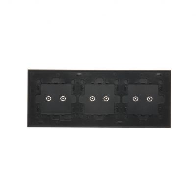 Simon 54 Touch Panel dotykowy S54 Touch 3 moduły 2 pola dotykowe poziome + 2 pola dotykowe poziome + 2 pola dotykowe poziome zastygła lawa DSTR3222/73 KONTAKT (DSTR3222/73)