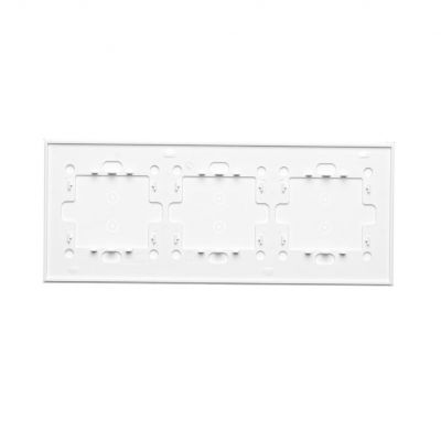 Simon 54 Touch Panel dotykowy S54 Touch 3 moduły 2 pola dotykowe pionowe + 2 pola dotykowe pionowe + 2 pola dotykowe pionowe biała perła DSTR3333/70 KONTAKT (DSTR3333/70)