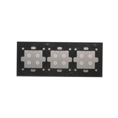 Simon 54 Touch Panel dotykowy S54 Touch 3 moduły 4 pola dotykowe + 4 pola dotykowe + 4 pola dotykowe srebrna mgła DSTR3444/71 KONTAKT (DSTR3444/71)