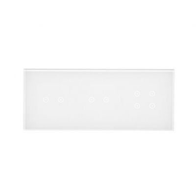 Simon 54 Touch Panel dotykowy S54 Touch 3 moduły 2 pola dotykowe poziome + 2 pola dotykowe poziome + 4 pola dotykowe biała perła DSTR3224/70 KONTAKT (DSTR3224/70)