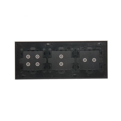 Simon 54 Touch Panel dotykowy S54 Touch 3 moduły 2 pola dotykowe poziome + 2 pola dotykowe pionowe + 4 pola dotykowe zastygła lawa DSTR3234/73 KONTAKT (DSTR3234/73)