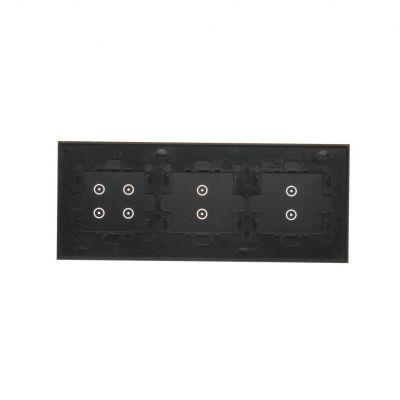 Simon 54 Touch Panel dotykowy S54 Touch 3 moduły 2 pola dotykowe pionowe + 2 pola dotykowe pionowe + 4 pola dotykowe zastygła lawa DSTR3334/73 KONTAKT (DSTR3334/73)