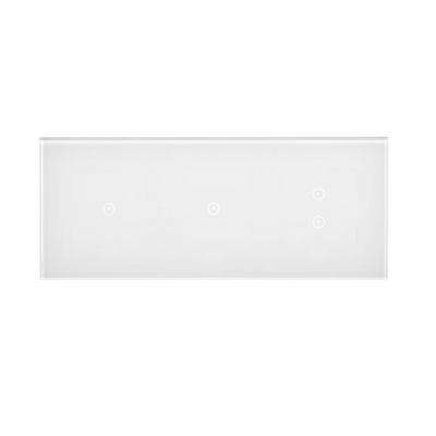 Simon 54 Touch Panel dotykowy S54 Touch 3 moduły 1 pole dotykowe + 1 pole dotykowe + 2 pola dotykowe pionowe biała perła DSTR3113/70 KONTAKT (DSTR3113/70)