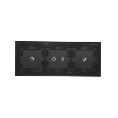Simon 54 Touch Panel dotykowy S54 Touch 3 moduły 1 pole dotykowe + 2 pola dotykowe poziome + 1 pole dotykowe zastygła lawa DSTR3121/73 KONTAKT (DSTR3121/73)