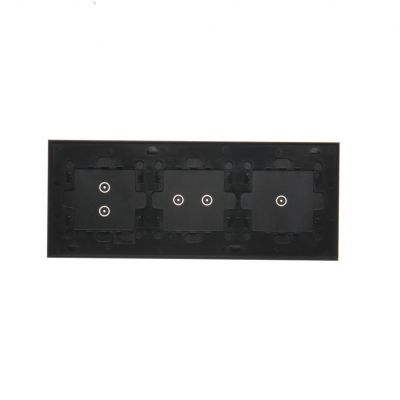 Simon 54 Touch Panel dotykowy S54 Touch 3 moduły 1 pole dotykowe + 2 pola dotykowe poziome + 2 pola dotykowe pionowe zastygła lawa DSTR3123/73 KONTAKT (DSTR3123/73)