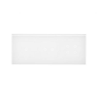 Simon 54 Touch Panel dotykowy S54 Touch 3 moduły 1 pole dotykowe + 2 pola dotykowe poziome + 4 pola dotykowe biała mgła DSTR3124/70 KONTAKT (DSTR3124/70)