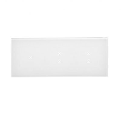 Simon 54 Touch Panel dotykowy S54 Touch 3 moduły 1 pole dotykowe + 2 pole dotykowe pionowe + 2 pola dotykowe pionowe biała perła DSTR3133/70 KONTAKT (DSTR3133/70)