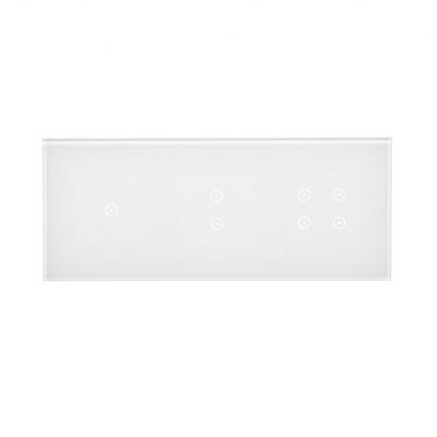 Simon 54 Touch Panel dotykowy S54 Touch 3 moduły 1 pole dotykowe + 2 pole dotykowe pionowe + 4 pola dotykowe biała perła DSTR3134/70 KONTAKT (DSTR3134/70)