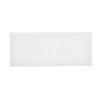 Simon 54 Touch Panel dotykowy S54 Touch 3 moduły 1 pole dotykowe + 4 pole dotykowe + 1 pole dotykowe biała perła DSTR3141/70 KONTAKT (DSTR3141/70)