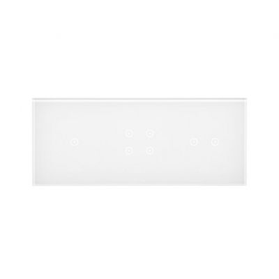 Simon 54 Touch Panel dotykowy S54 Touch 3 moduły 1 pole dotykowe + 4 pole dotykowe + 2 pola dotykowe poziome biała perła DSTR3142/70 KONTAKT (DSTR3142/70)