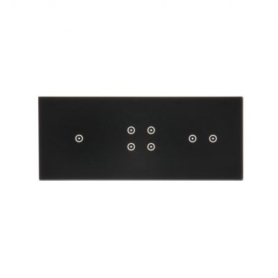 Simon 54 Touch Panel dotykowy S54 Touch 3 moduły 1 pole dotykowe + 4 pole dotykowe + 2 pola dotykowe poziome zastygła lawa DSTR3142/73 KONTAKT (DSTR3142/73)