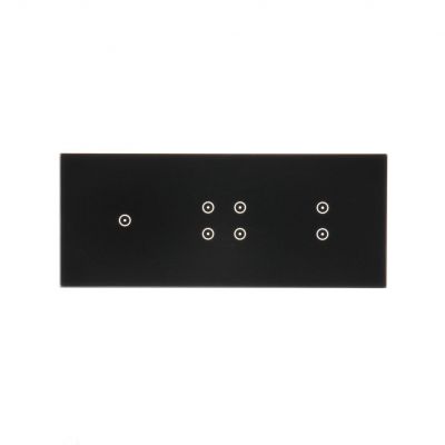 Simon 54 Touch Panel dotykowy S54 Touch 3 moduły 1 pole dotykowe + 4 pole dotykowe + 2 pola dotykowe pionowe zastygła lawa DSTR3143/73 KONTAKT (DSTR3143/73)