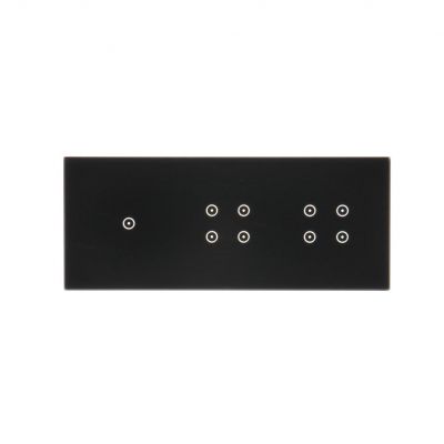 Simon 54 Touch Panel dotykowy S54 Touch 3 moduły 1 pole dotykowe + 4 pole dotykowe +  4 pole dotykowe zastygła lawa DSTR3144/73 KONTAKT (DSTR3144/73)