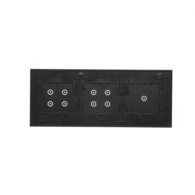 Simon 54 Touch Panel dotykowy S54 Touch 3 moduły 1 pole dotykowe + 4 pole dotykowe +  4 pole dotykowe zastygła lawa DSTR3144/73 KONTAKT (DSTR3144/73)