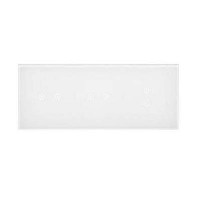Simon 54 Touch Panel dotykowy S54 Touch 3 moduły 2 pola dotykowe poziome + 2 pole dotykowe poziome + 2 pola dotykowe pionowe biała perła DSTR3223/70 KONTAKT (DSTR3223/70)