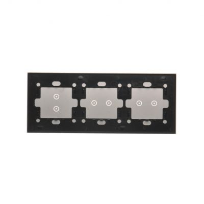 Simon 54 Touch Panel dotykowy S54 Touch 3 moduły 2 pola dotykowe poziome + 2 pole dotykowe poziome + 2 pola dotykowe pionowe srebrna mgła DSTR3223/71 KONTAKT (DSTR3223/71)