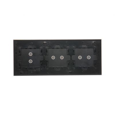 Simon 54 Touch Panel dotykowy S54 Touch 3 moduły 2 pola dotykowe poziome + 2 pole dotykowe poziome + 2 pola dotykowe pionowe zastygła lawa DSTR3223/73 KONTAKT (DSTR3223/73)