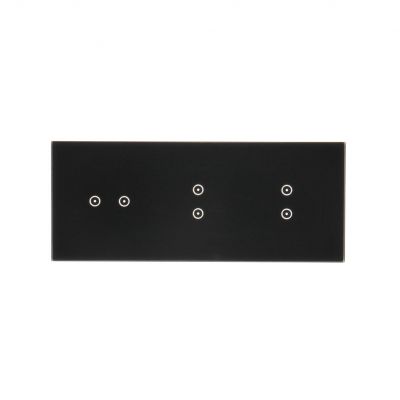 Simon 54 Touch Panel dotykowy S54 Touch 3 moduły 2 pola dotykowe poziome + 2 pola dotykowe pionowe + 2 pola dotykowe pionowe zastygła lawa DSTR3233/73 KONTAKT (DSTR3233/73)