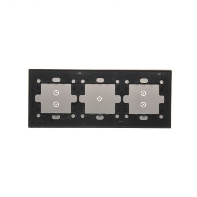 Simon 54 Touch Panel dotykowy S54 Touch 3 moduły 2 pola dotykowe pionowe +1 pole dotykowe + 2 pola dotykowe pionowe srebrna mgła DSTR3313/71 KONTAKT (DSTR3313/71)