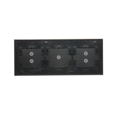 Simon 54 Touch Panel dotykowy S54 Touch 3 moduły 2 pola dotykowe pionowe +1 pole dotykowe + 2 pola dotykowe pionowe zastygła lawa DSTR3313/73 KONTAKT (DSTR3313/73)