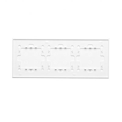 Simon 54 Touch Panel dotykowy S54 Touch 3 moduły 2 pola dotykowe pionowe + 4 pola dotykowe +  4 pola dotykowe biała perła DSTR3344/70 KONTAKT (DSTR3344/70)